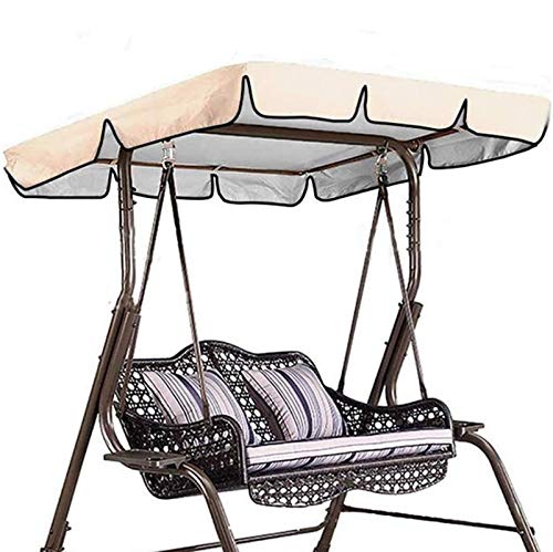 Tyfiner Ersatzdach Gartenschaukel Innenhof Schaukel Deckenabdeckung Ersatz Bezug Sonnendach Schaukel Dach,001,249 * 185…