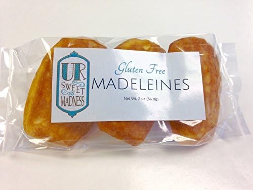 Gluten free Lemon Zested Madeleines (4 Packs Of 3)