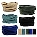 Oureamod Wide Headbands for Men and Women Athletic Moisture Wicking Headwear for Sports,Workout,Yoga Multi Function (Solid series)
