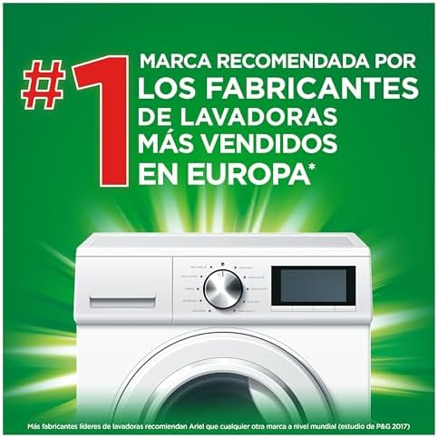 Detergente líquido multifuncional ariel em cápsulas/pastilhas, 70 lavagens, original, sabão 5 ações para uma limpeza brilhante a frio