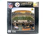 NFL Steelers Puzzle 100pc - NFL Steelers Kids Puzzle - Steelers Puzzle Game - Stealers Art