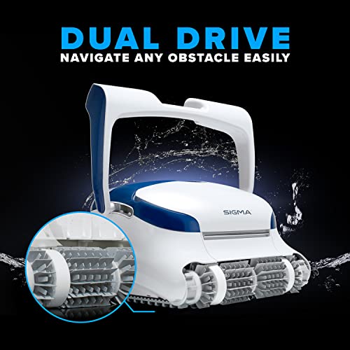 Dolphin Sigma Robotic Pool Cleaner with Bluetooth and Massive TopLoad