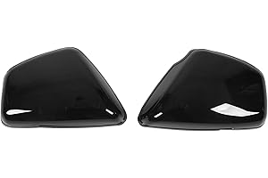 2 Pcs Left and Right Battery Side Cover, Light Sturdy Battery Side Fairing Covers Protector Replacement for Virago (Black) Se