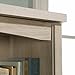 Sauder Costa Library Hutch, Adjustable Shelves for Flexible Storage, Library Bookcase - Chalked Chestnut Finish