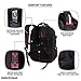 SWISSGEAR 5358 USB Charging SCANSMART ULTIMATE Organization LAPTOP PROTECTION BACKPACK - BLACK/RED