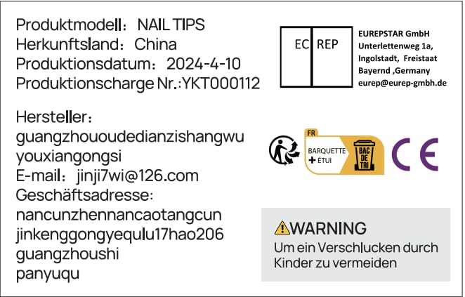 Long Fake Nails - Clear Acrylic Coffin Shaped Ballerina Nails Tips BTArtbox 500pcs Full Cover False Artificial Nails with Case for Salons and DIY Nail Art, 10 Sizes - Image 10