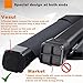 Vesul Retractable Cargo Cover Compatible with Toyota Highlander 2014 2015 2016 2017 2018 2019 Waterproof Security Shade Shield Tonneau Cover Luggage Privacy Screen with Extra Canvas Cover