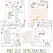 Baby Shower Games for Girls - Pink Elephant Theme - Pack of 5 Activities for 50 Guests, 5x7 Cards - Baby Shower Decorations for Girls, Party Supplies