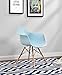 DHP Mid Century Modern Chair, Light Blue