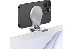 Stouchi Continuity Camera Mount for iMac, Desktop Monitor Compatible iPhone Webcam Mount with Mag-Safe