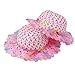 JIAKAI Girls Sunflower Straw Tea Party Hat Set (4Pcs, Assorted Colors)