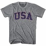 USA Vintage T-shirt, Athletic Grey, Large