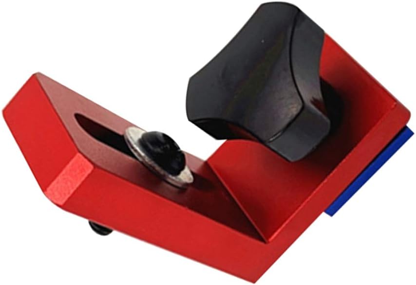 Bodbii Woodworking T-type Slot Track Stop Sliding Gauge Fence Gauge Fence Connector,Woodworking Connector Rail Adapter Carpentry Supplies