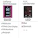 Fingertip Pulse Oximeter by LotFancy - Spo2 Blood Oxygen Saturation Monitor with Lanyard, Large OLED Display, Portable for Sports Use, FDA Approved (Pink)