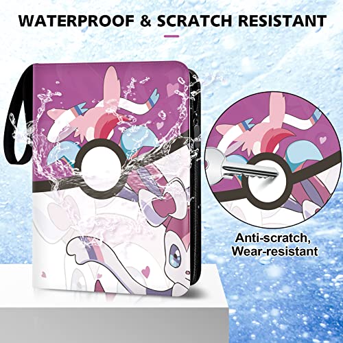 graded pokemon card values 9 Pocket Card Binder Pink main image 0