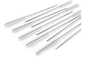 (10pcs) Alsilence Hearing aid Vent Tube Cleaning Brush earhook Cleaning kit Hearing Amplifier Cleaning Small Hole Tools