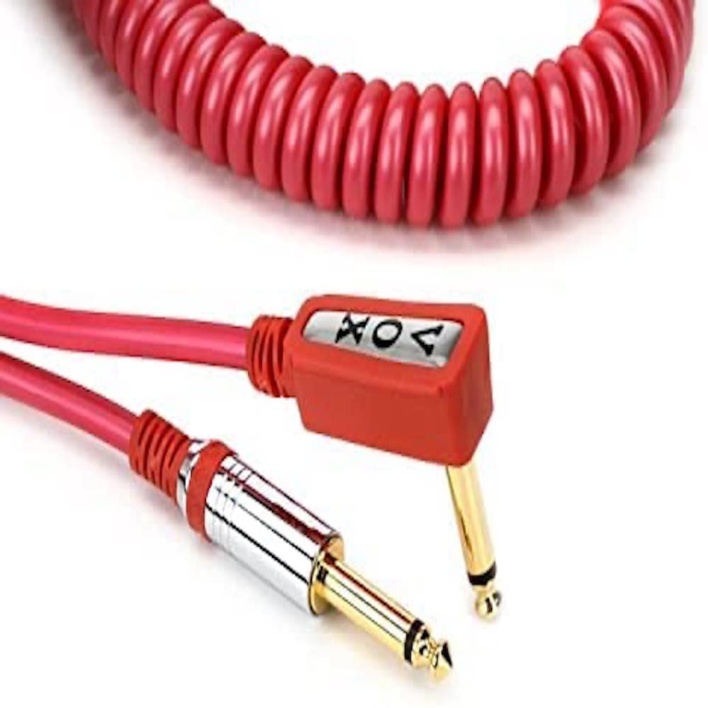 Vox - VCC090RD - 9m Vintage Coiled Cable with Mesh Carry Bag - Red