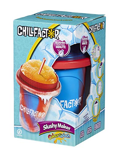 Chill Factor CF0071BR Colour Splash Slushy Maker-Blue/Red