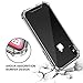 iPhone X Case, SKONYON Apple iPhone X Crystal Clear Shock Absorption Technology Soft TPU Cover Case for iPhone X (2017) - Clear