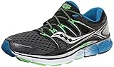 Saucony Men's Triumph ISO Running Shoe, Grey/Black/Slime,10 M US