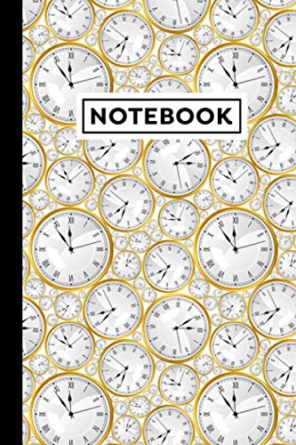 Notebook: Watches Notebook - Watches Themed Gift For Watch Lovers And Watch Collectors - Watches Journal - 6 x 9 in - 120 Lined Pages With Watches Themed Borders