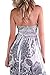 INGEAR Studded Empire Halter Dress (Medium, Black)