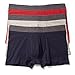 Basic Outfitters 3-Pair Men's Solid Cotton Stretch Boxer Trunks - Assorted Colors