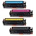 JARBO 1 Set Compatible for Canon 118 Toner Cartridges High Yield, Use with Canon ImageCLASS MF8580CDW MF8380CDW MF8350CDN MF726CDW LBP7660CDN LBP7200CDN Printer (1 Black, 1 Cyan, 1 Magenta, 1 Yellow)