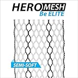 East Coast Dyes (1-Pack) Lacrosse Semi-Soft HeroMesh Striker Black HM-STK-Blk-1P