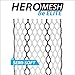 East Coast Dyes (1-Pack) Lacrosse Semi-Soft HeroMesh Striker Black HM-STK-Blk-1P