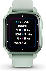 Garmin Venu Sq 2 GPS 40mm AMOLED Smartwatch Cool Mint view 3