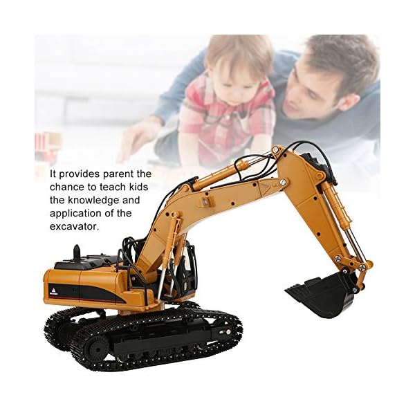 【𝐎𝐬𝐭𝐞𝐫𝐟ö𝐫𝐝𝐞𝐫𝐮𝐧𝐠𝐬𝐦𝐨𝐧𝐚𝐭】 Fernbedienung Bagger, 23 Kanäle Engineering Truck, Legierung 1/16 BAU Traktor Fahrzeug RC Digger… – Bild 5