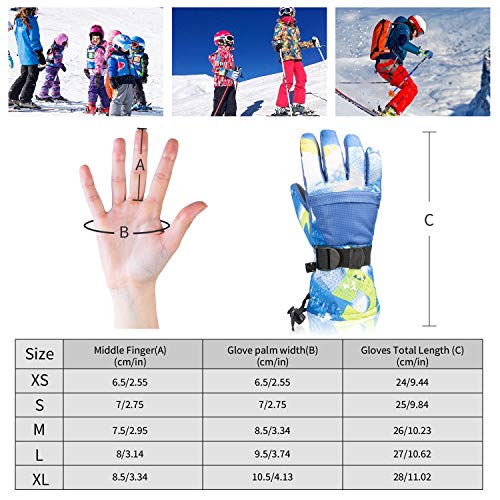 image for BOSONER Ski Snowboard Gloves Waterproof Winter Warm Gloves, Unisex You