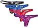 ONEFIT Men's Nylon Briefs G-string Thongs Lace Underwear T-back Shorts (Large, 4Color)