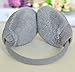 knolee Unisex Knitting EarMuffs Faux Furry Earwarmer Winter Outdoor EarMuffs,Gray
