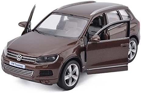 1：36 Scale Volkswagen Touareg Diecast Car Model (Brown)