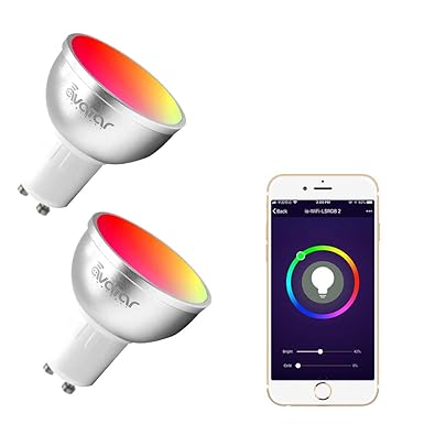Avatar Controls Smart Lampe, LED GU10 Dimmable Intelligente Home lampen mit APP Fernbedienung ON/OFF/Birne, Arbeite mit Amazo