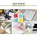 AIEX AIEX-01 Sticky Notes, 4 Candy Colors Self-Stick Notes 100 Sheets/Pad 3 inch X 3 inch Easy Post (Pack of 10)
