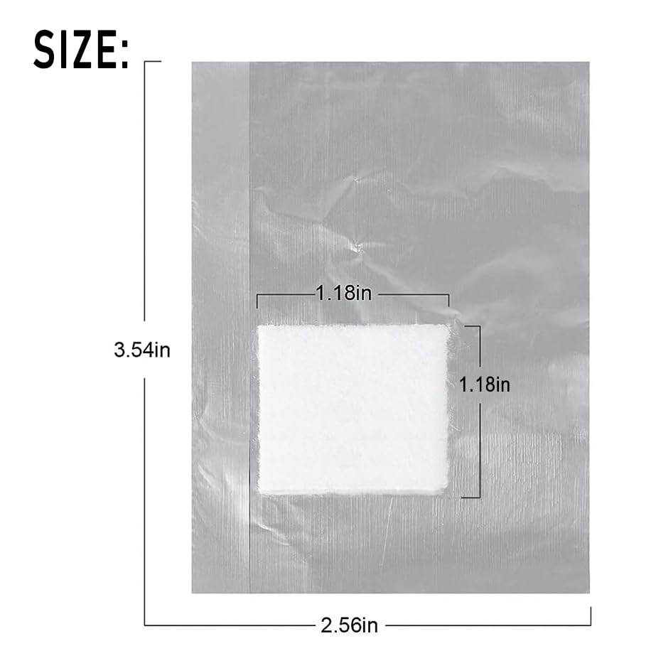 400Pcs Nail Polish Remover Gel Nail Foil Wraps Aluminium Soak Off Foils Cotton Pads Gel Nail Polish Wraps Removal Tool Finger Nail Polish Remover with Lint-Free Lager Cotton Pad - Image 3