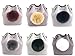 Kelly's Luxury SOft Faux Fox Fur Pom Pom Keychain Bag Purse Charm Silver Ring Fluffy Fur Ball PACK OF 12 (winter-12pack)