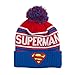DC Comics Men's Superman Cuffed Pom Beanie with Embroidered Logo