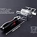 Professional Double Edge Safety Razor -Traditional Twist Open Men Razor Double Edge Blades - Heavyweight Men Shaving Razor with Black Resin Handle