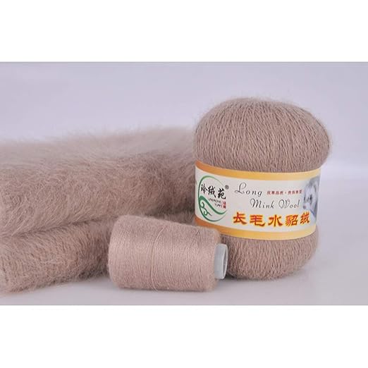 Cold Toy Cashmere Reiner Mongolischer Kaschmir Strickgarn Wolle 50g, Kamel