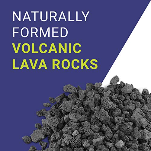 image for American Fireglass LAVA-S-10 American Fire Glass Small Sized Black Lav
