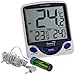 Control Traceable 4648 Jumbo Display Vaccine Thermometer with 5ml Round Bottle, -50°C to 70°C (-58°F to 158°F) Range, 0.1° Resolution