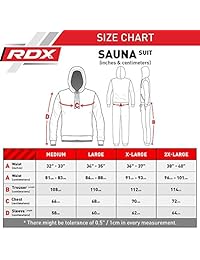 RDX MMA Sauna Suit Running Non Rip Sweat Track Weight Loss Slimming Fitness Gym Exercise Training