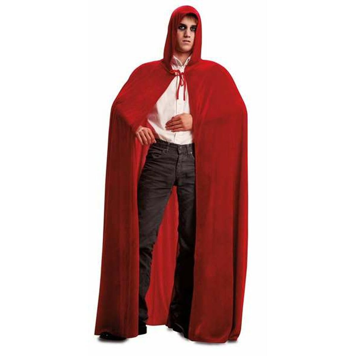 Viving Costumes Cape with Red Velvet Hood