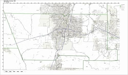 Bernalillo County Zip Code Map Bernalillo County, New Mexico Nm Zip Code Map Not Laminated: Office Products