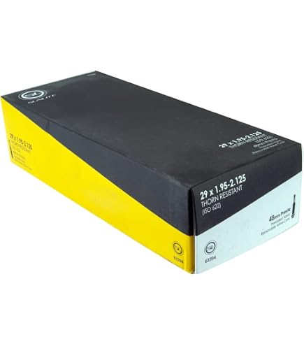 Camera D'aria Sunlite 26x1.50-1.95 Con Valvola Presta 48mm &ndash; Tubo Per Bici, Nero
