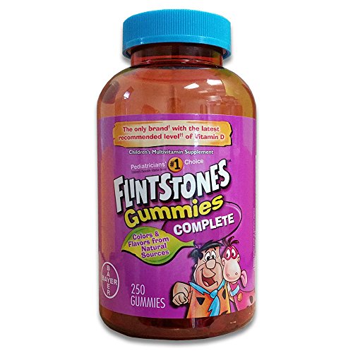 Flintstones Gummies Complete, Pediatricians #1 Choice, Now with More Vitamin D3: 250 Gummies - Sms13